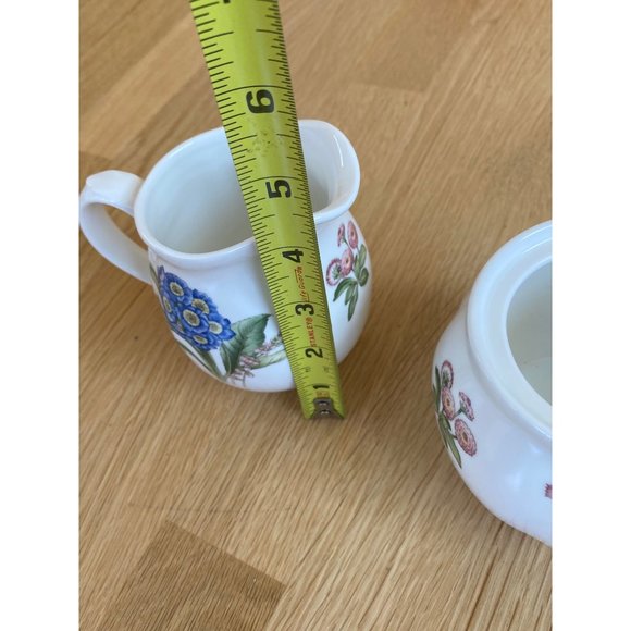 Vintage Noritake Casual Gourmet Garden Sugar + Cream Set w/Lid Floral Botanical - Picture 8 of 9